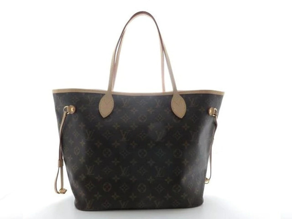 LOUIS VUITTON Neverfull Tote Bag Monogram Pivoine